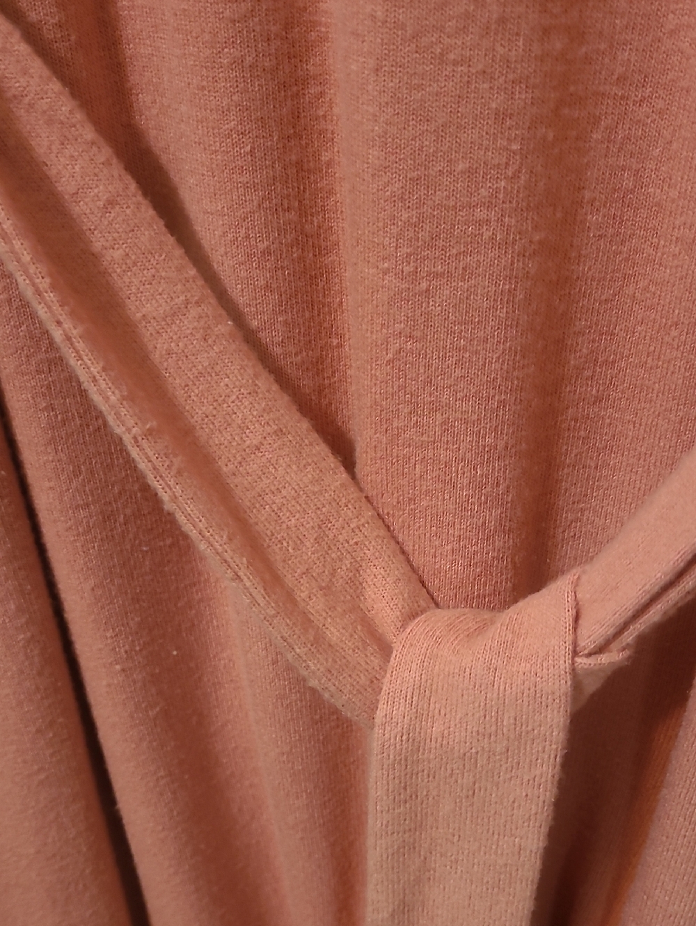 Terracotta//Mauve Knit Belted Dress - Picture 5 of 5